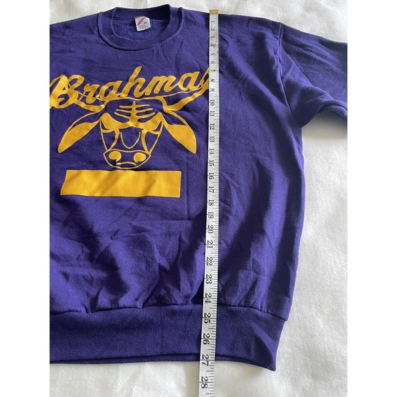 VTG BRAHMAS BULL Print Pullover Sweatshirt Jerzees Tag Men Size XL - Picture 9 of 12